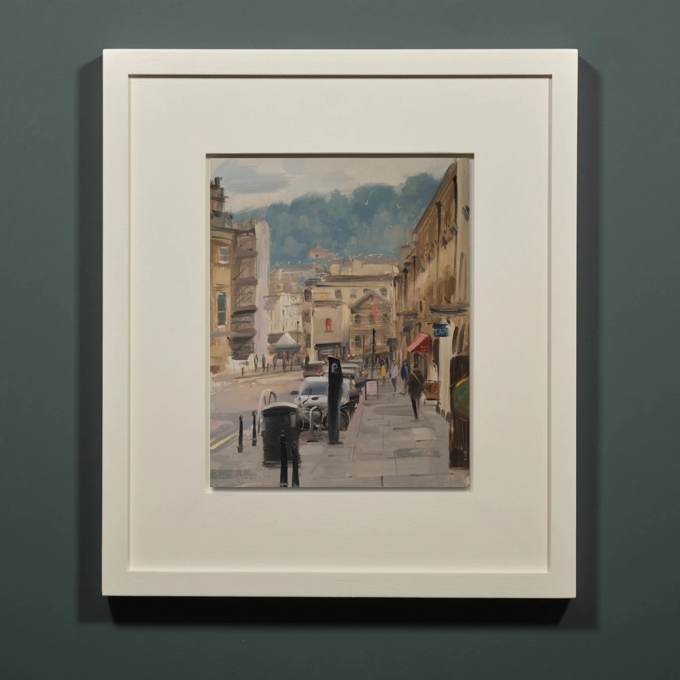 Milsom St, Bath, mid afternoon, May framed.jpg