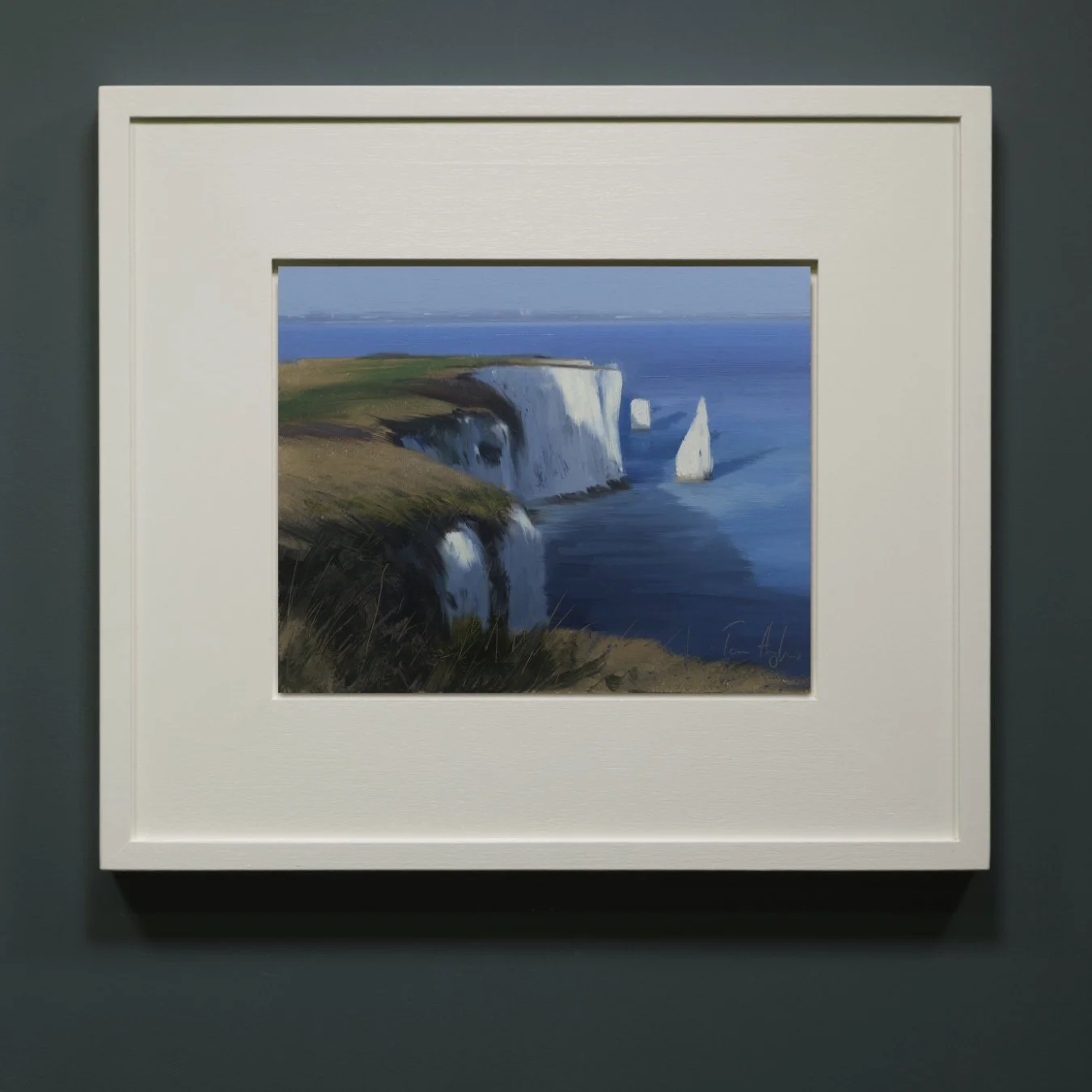 Old Harry Morning Light - framed.jpg