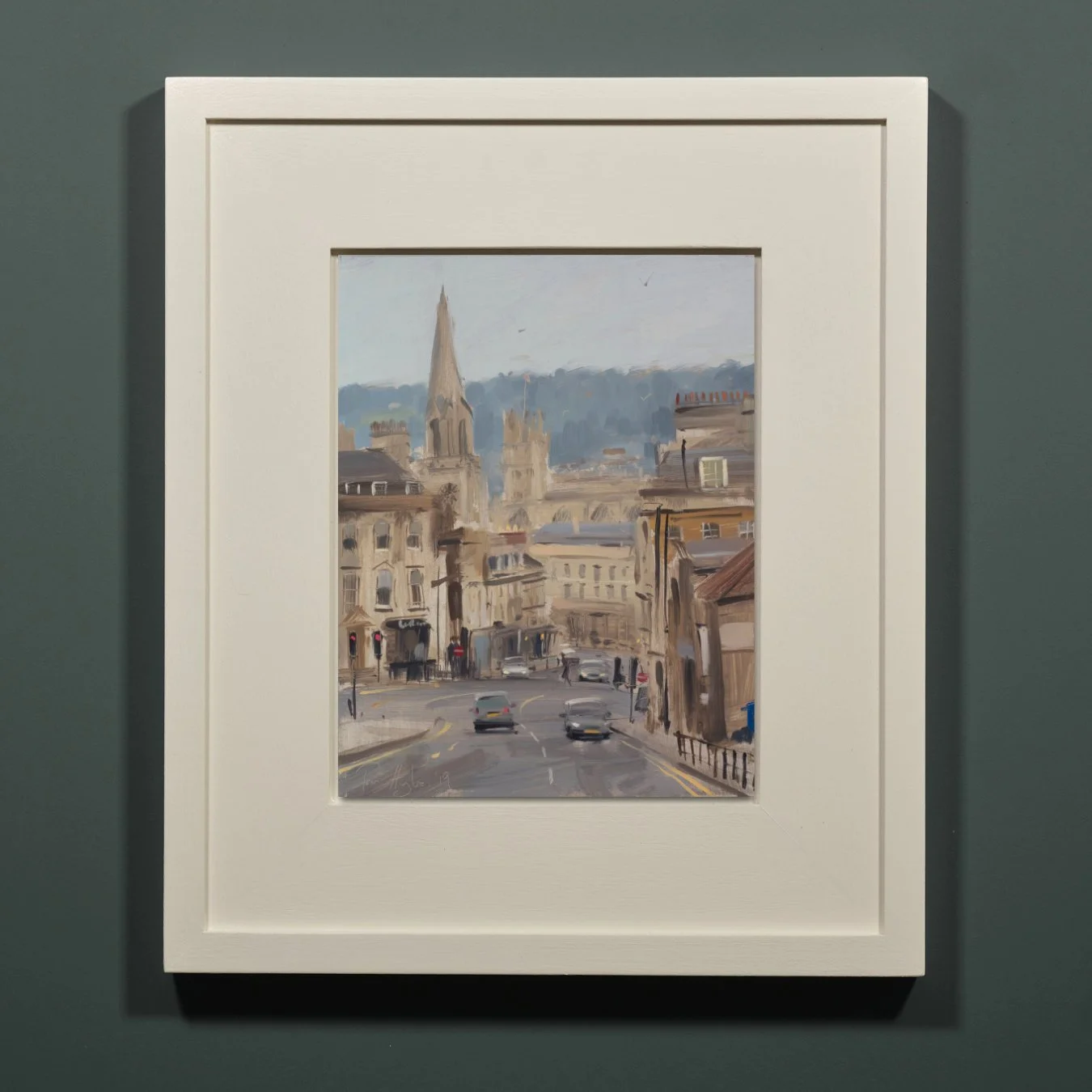 Down Lansdown Rd, Bath, from the bus stop framed.jpg