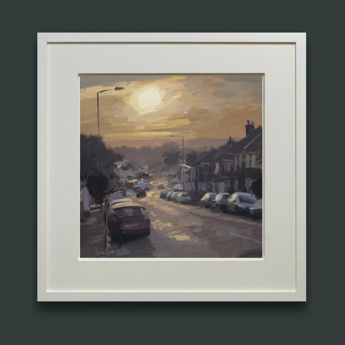 Suburbia, Last Light framed.jpg