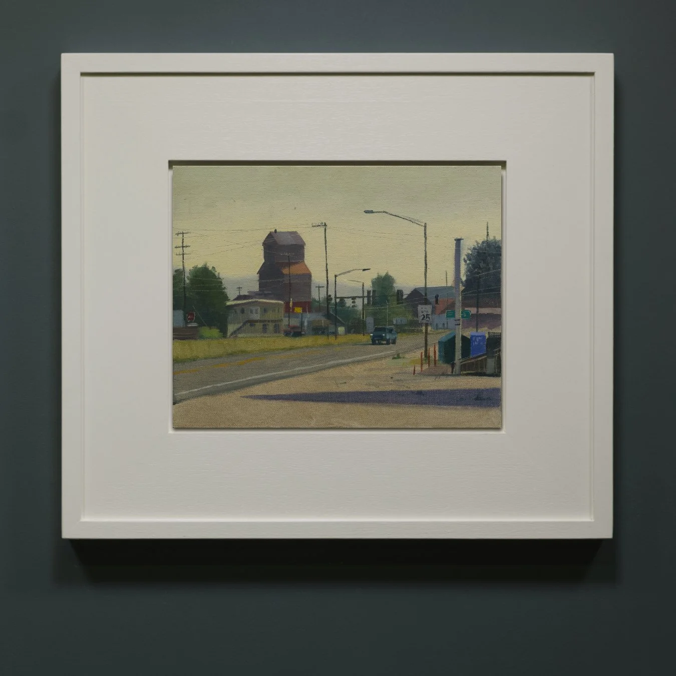 Grain silo, Evans Brothers Coffee, Sandpoint, Idaho framed.jpg