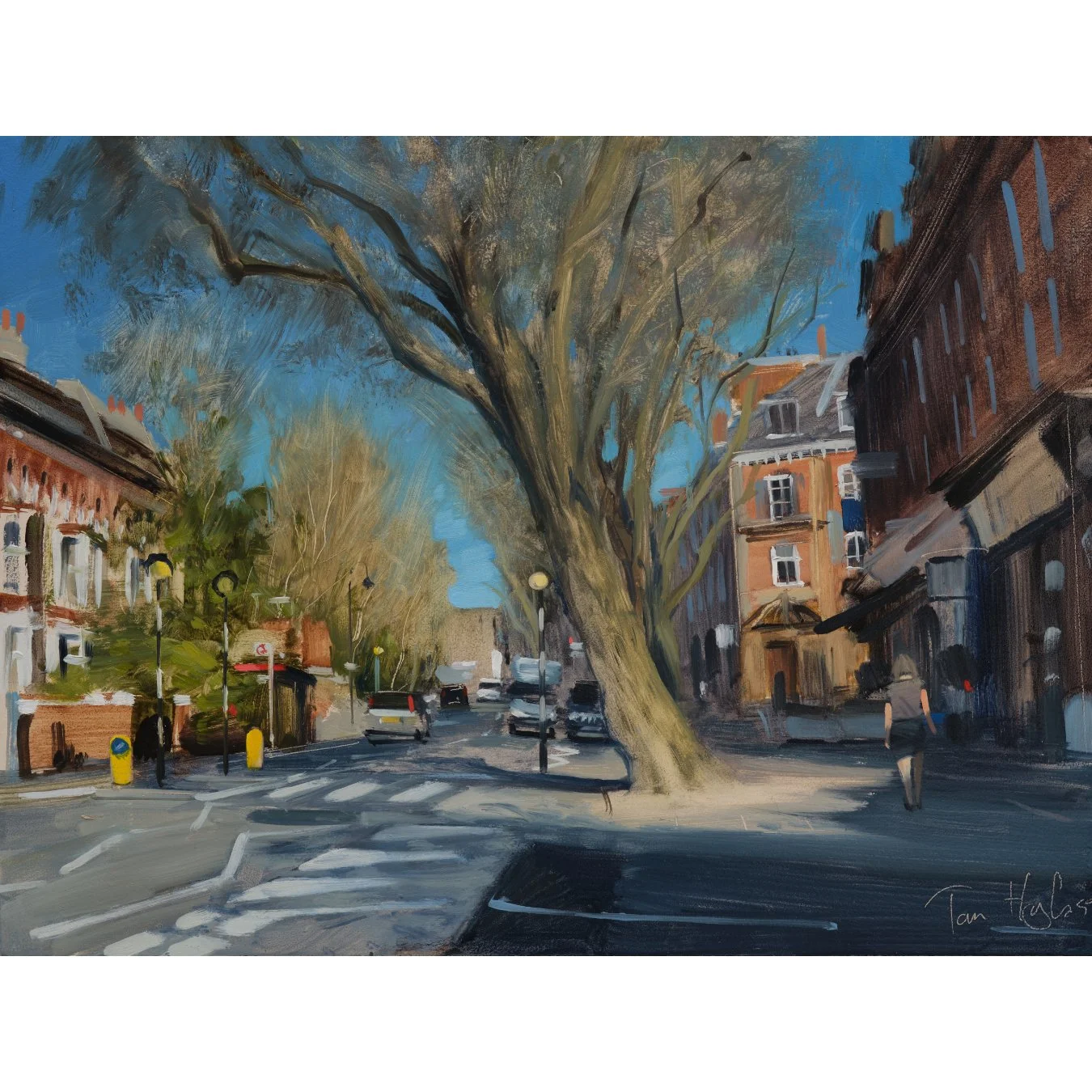 Early morning, Hampstead High St, June.jpg