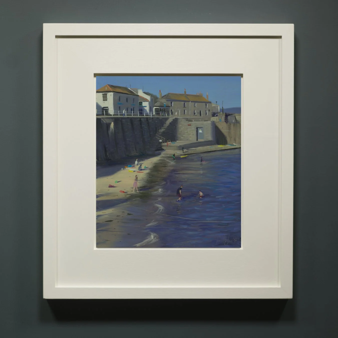 Mousehole, mid afternoon, June framed.jpg