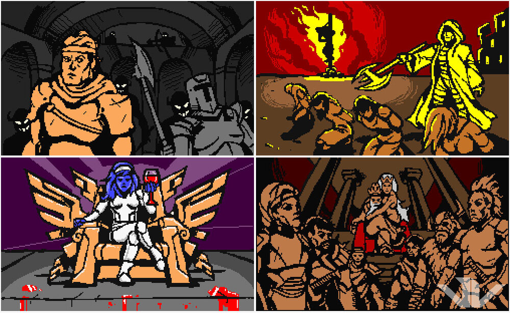 Swordlord ending panels