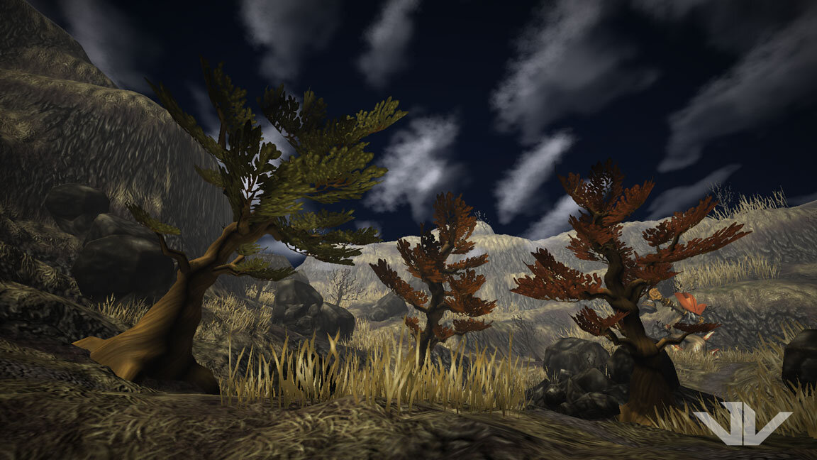 Trio of Dry Trees