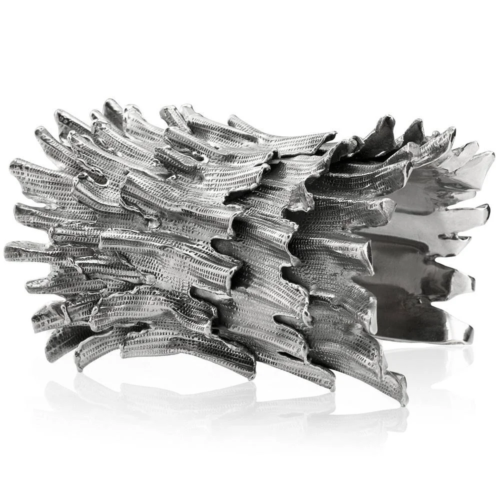 SPINY MUREX CONCH CUFF - ALPACA (DOUBLE)