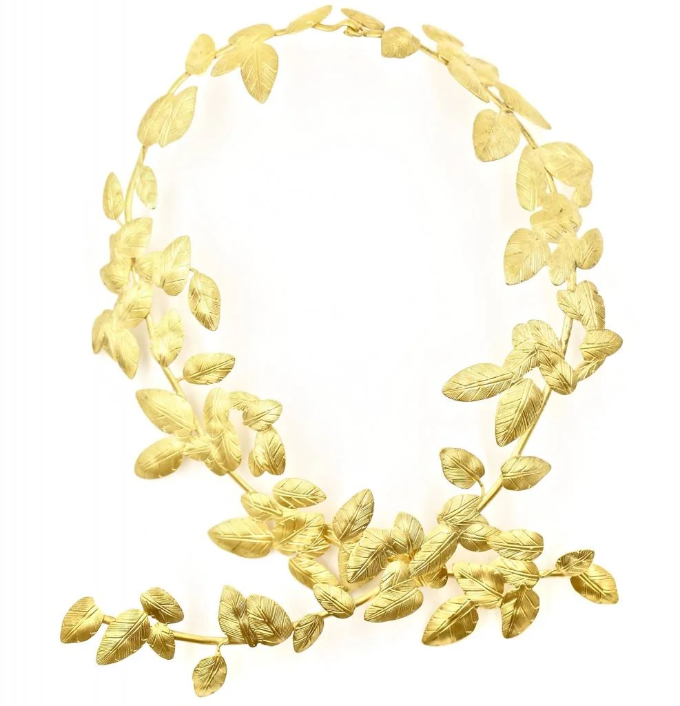 FIG VINE NECKLACE - TUMBAGA