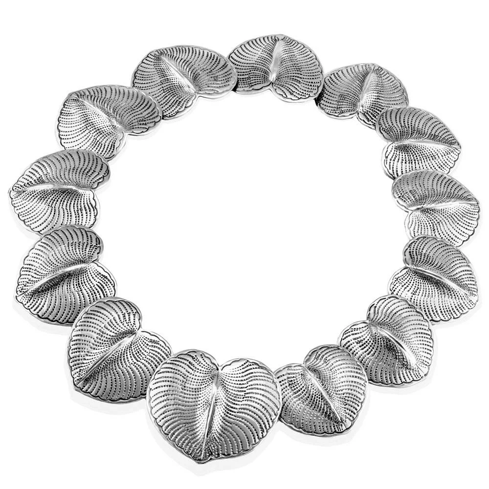 EUCALYPTUS LEAVES NECKLACE - ALPACA