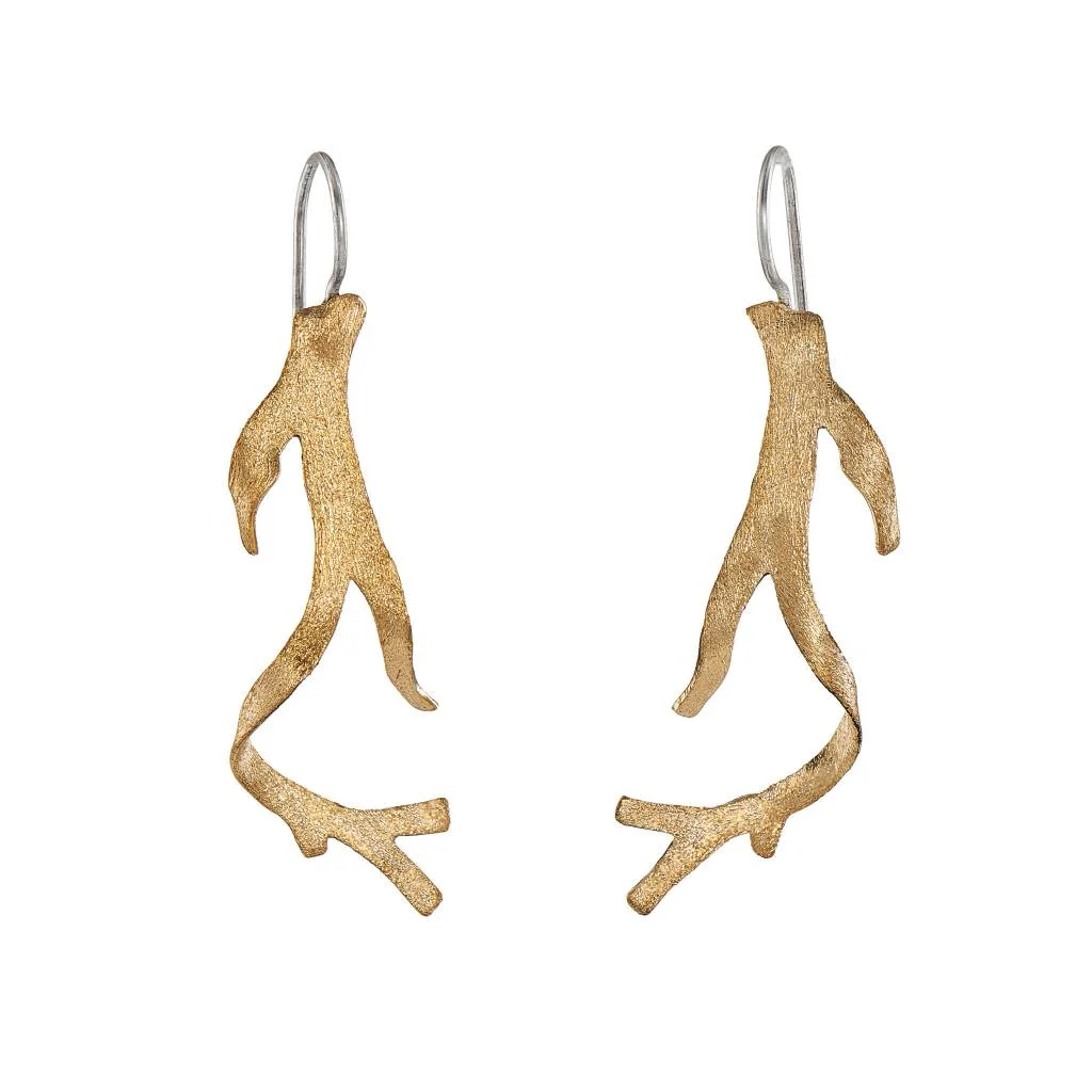 SEA ALGEA EARRINGS - TUMBAGA