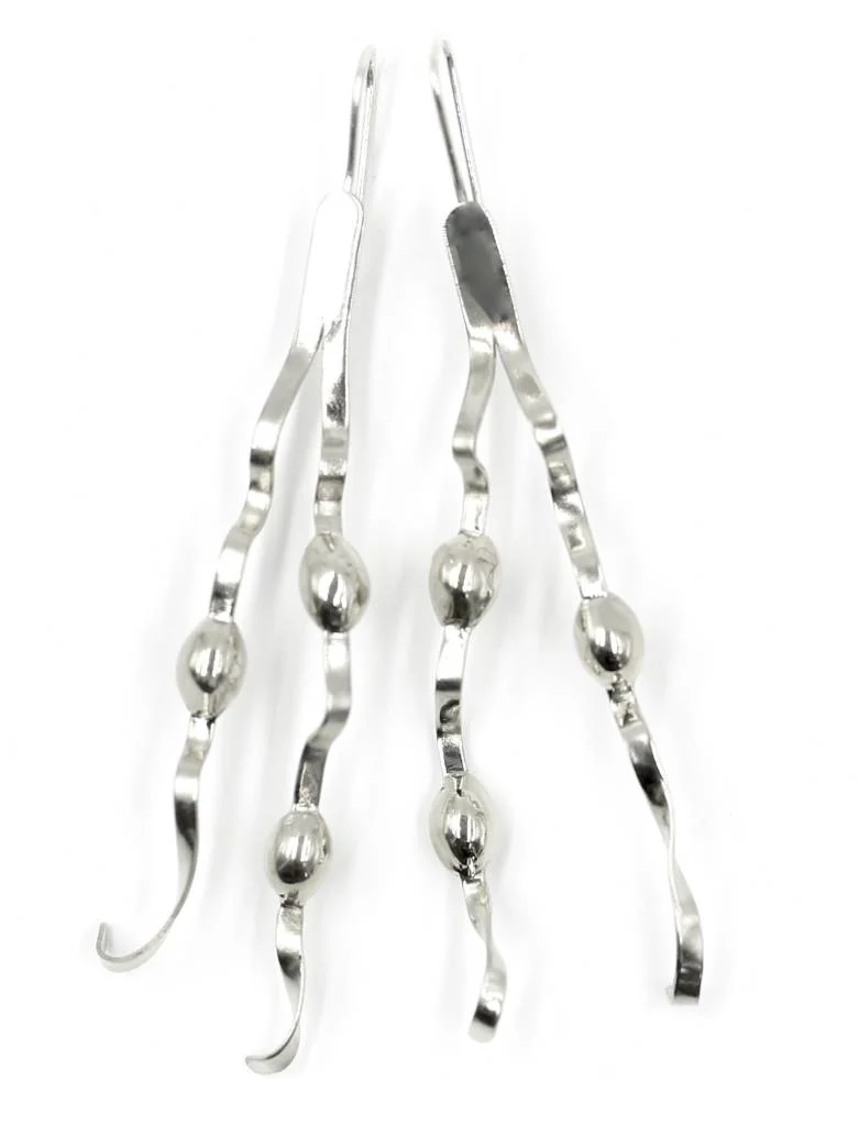 NEW ENGLAND SEAWEED EARRINGS - ALPACA (WIRE)