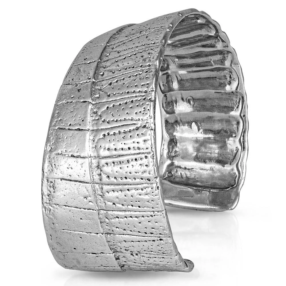 Armadillo Shell Cuff - Sterling Silver