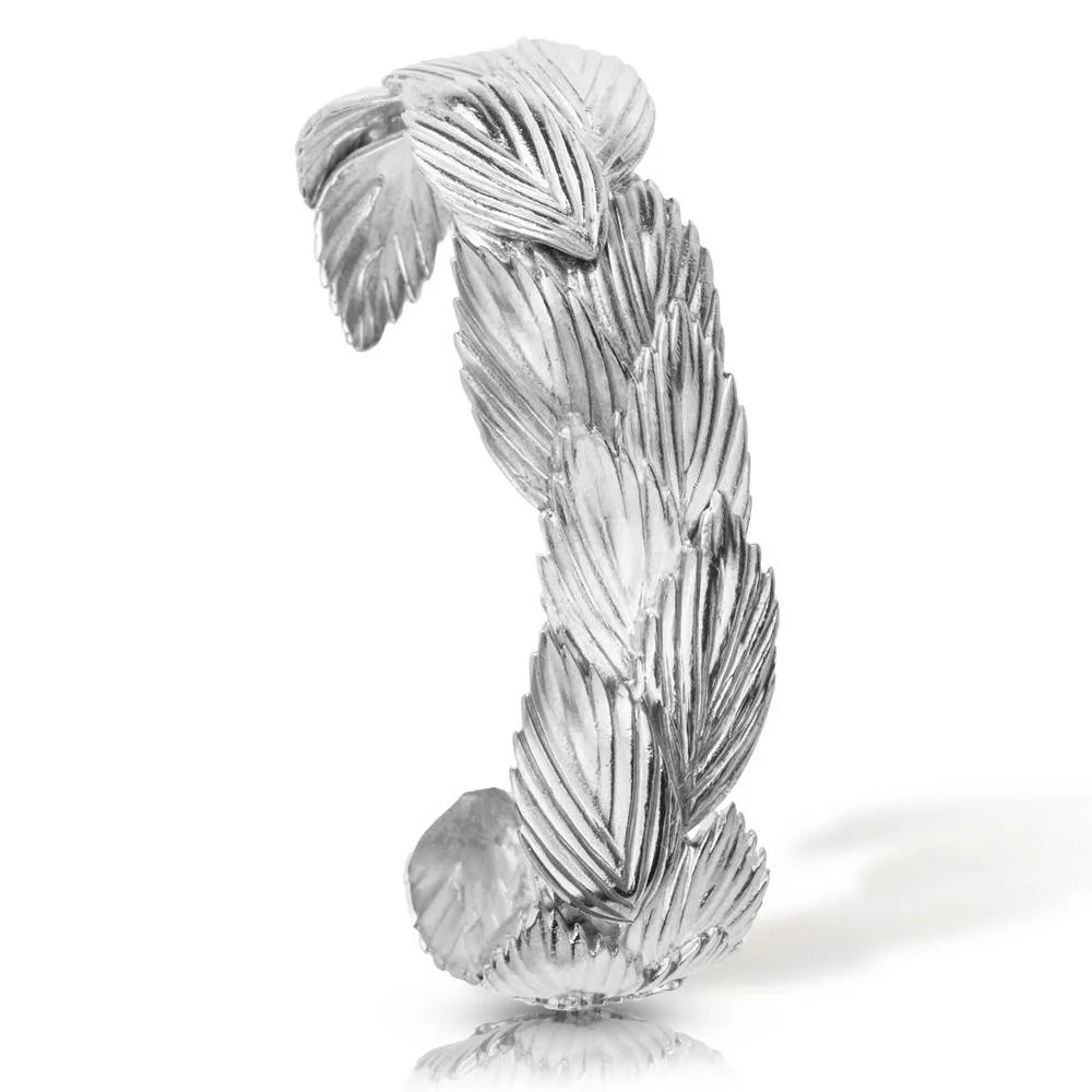 Sea Oats Cuff - Sterling Silver