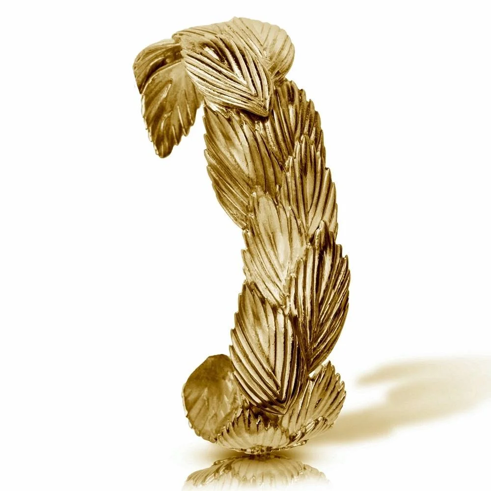Sea Oats Cuff - Vermeil