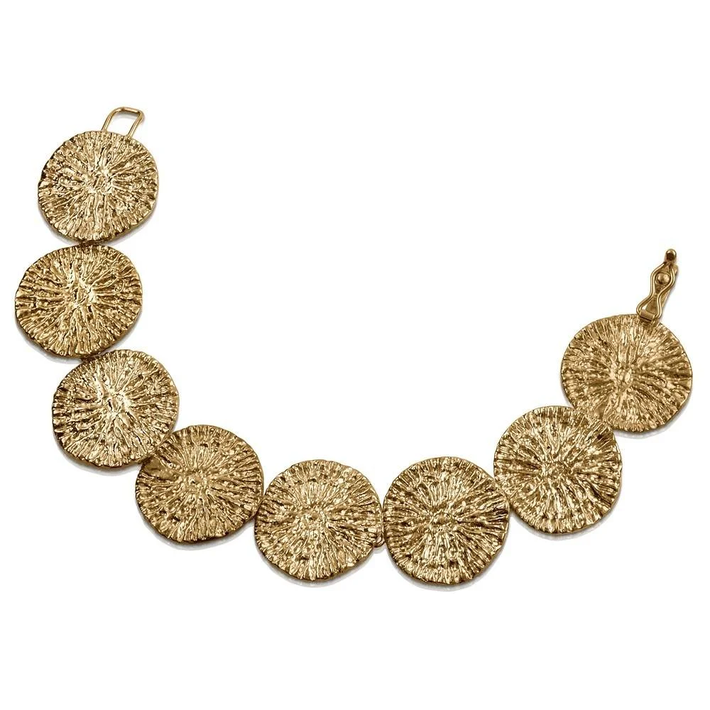 Dolphin Disc Bracelet - Vermeil