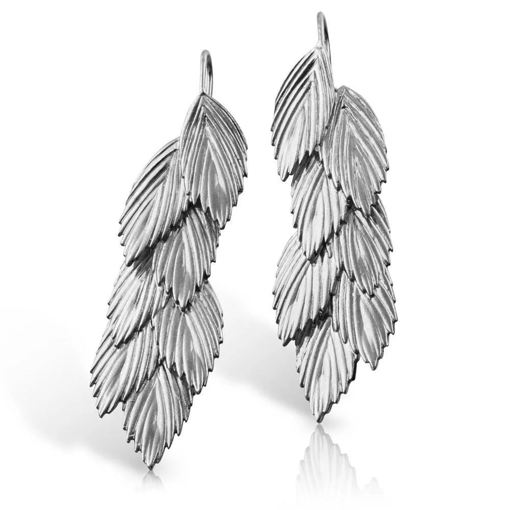 Sea Oats Earrings - Sterling Silver