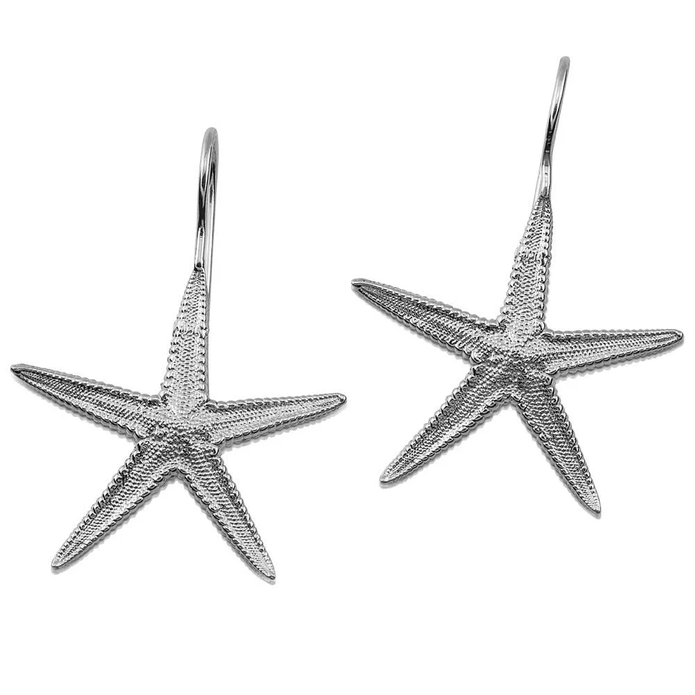 Starfish Earrings - Sterling Silver (Wire)