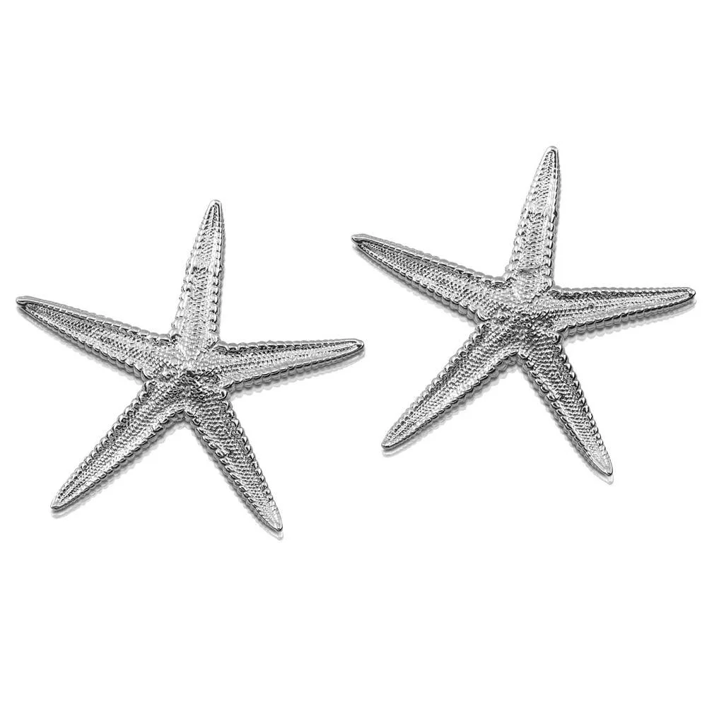 Starfish Earrings - Sterling Silver (Post)