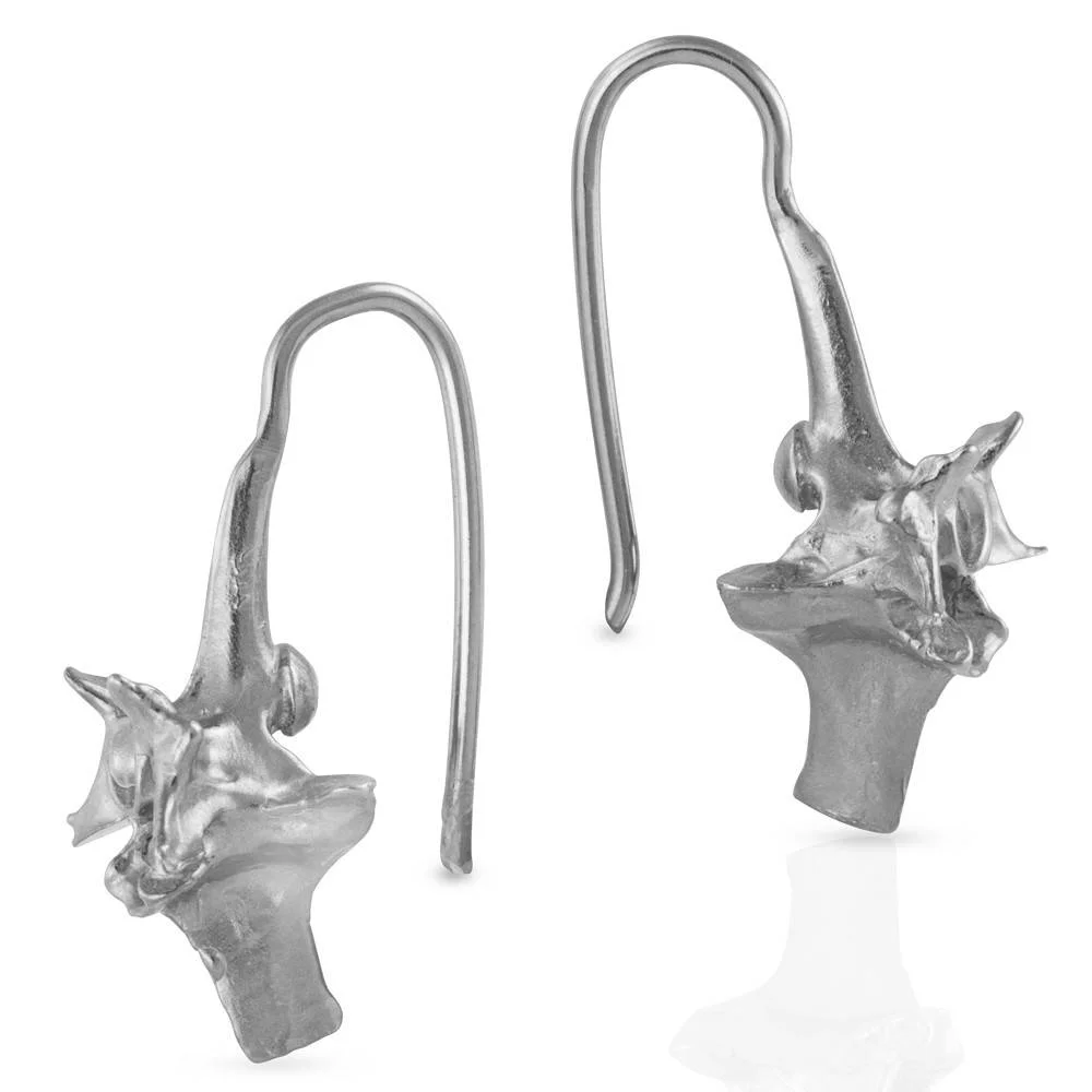 Rattlesnake Vertebrae - Sterling Silver (Small)