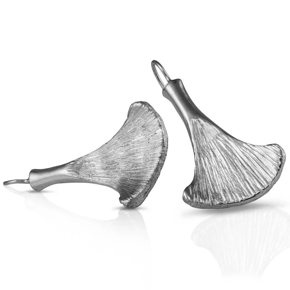 Armadillo Scapula Earrings - Sterling Silver