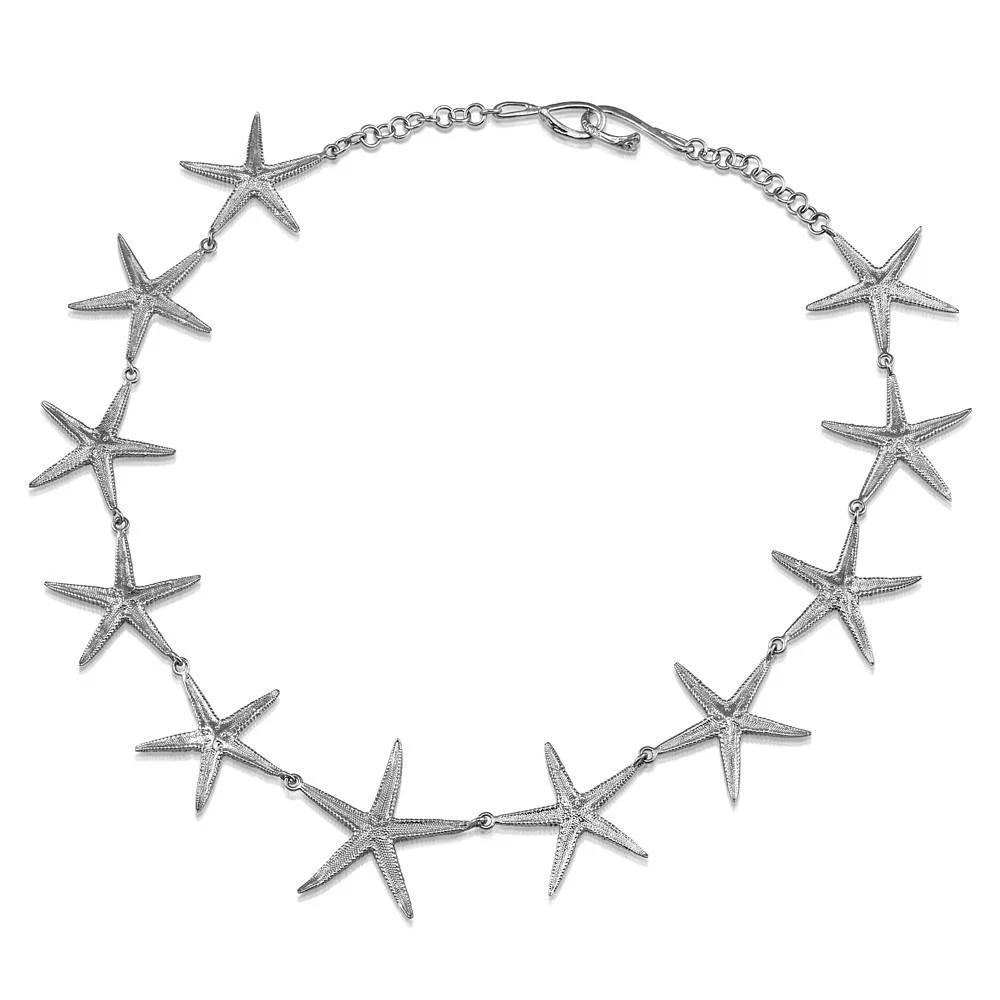 Starfish Necklace - Sterling Silver