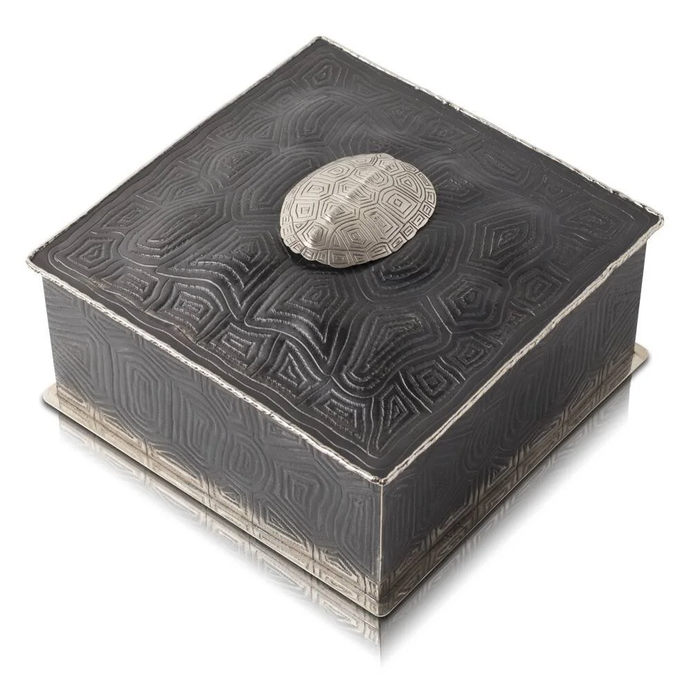 TURTLE SHELL BOX - ALPACA