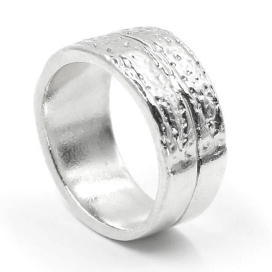 Armadillo Shell Ring - Sterling Silver
