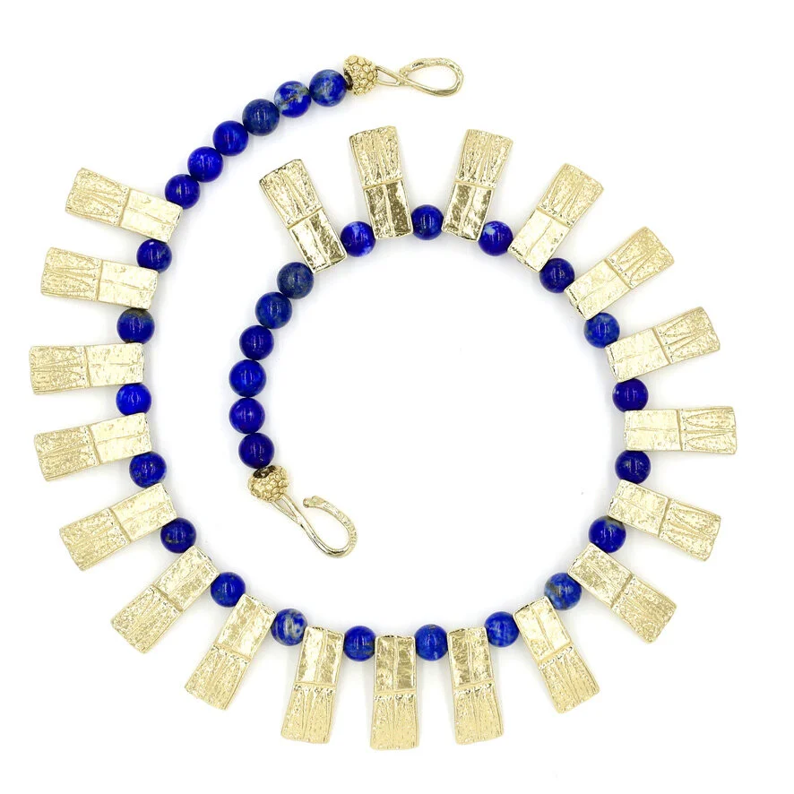 Armadillo Shell Necklace - Vermeil