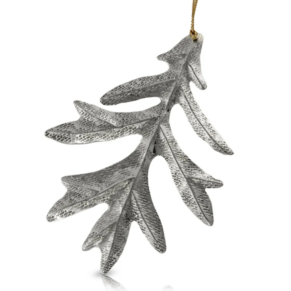 OAK LEAF ORNAMENT- SHINY