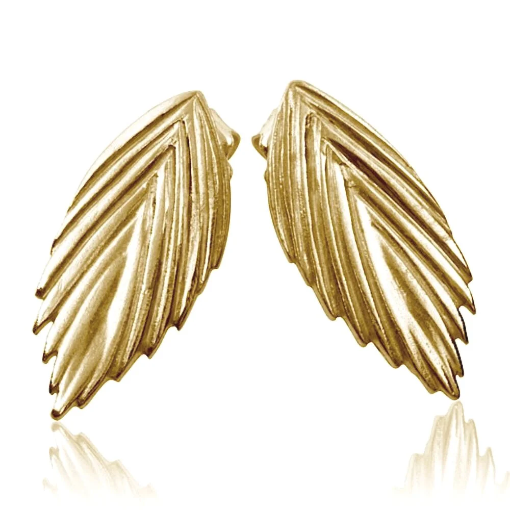 SEA OATS EARRINGS - VERMEIL (SMALL)