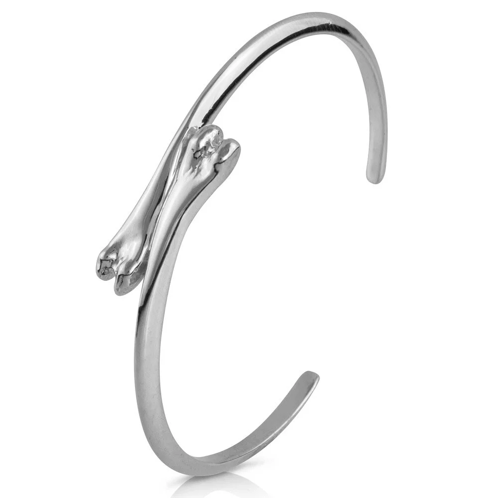 Raccoon Pecker Cuff - Sterling Silver