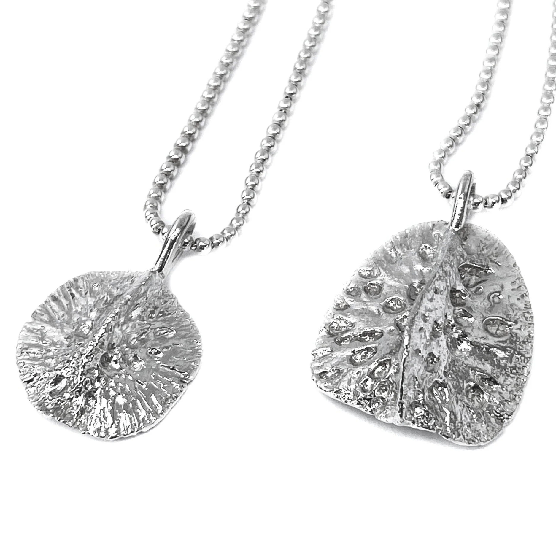 Alligator Scute Pendant - Sterling Silver