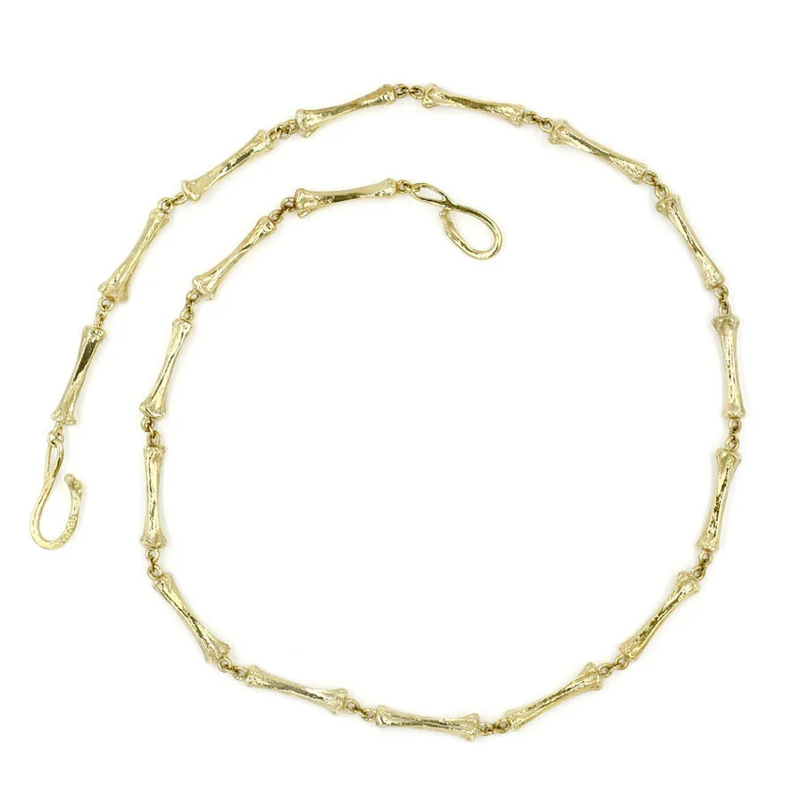 ALLIGATOR TOEBONE NECKLACE - VERMEIL