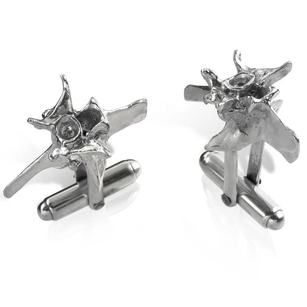 Rattlesnake Vertebrae Cufflinks