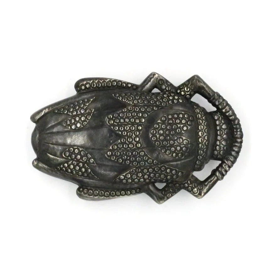 Carrion Beetle Belt Buckle-Alpaca-Oxidized