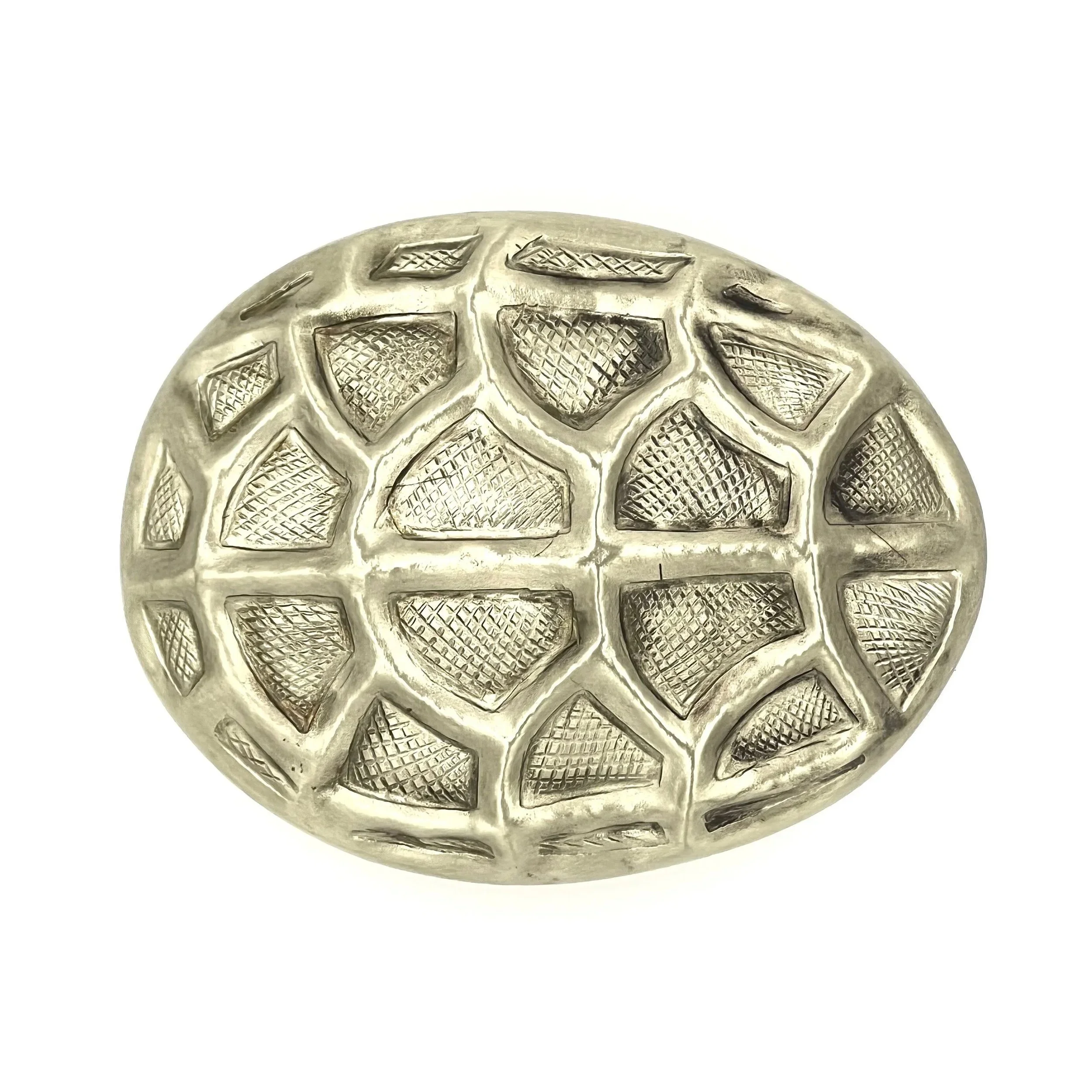 Turtle Belt Buckle-Alpaca-Matte