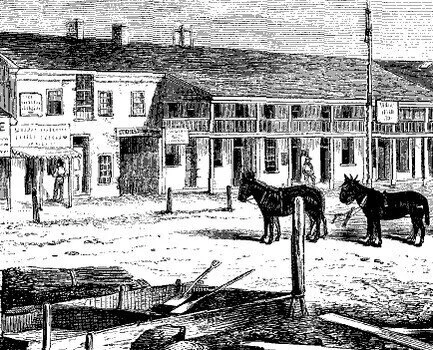  The Salt Lake House in about 1860. 