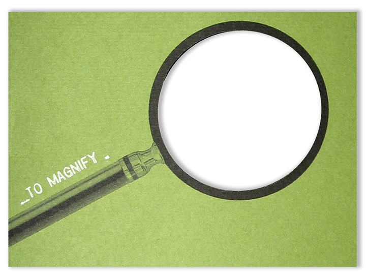 paper magnifying lens