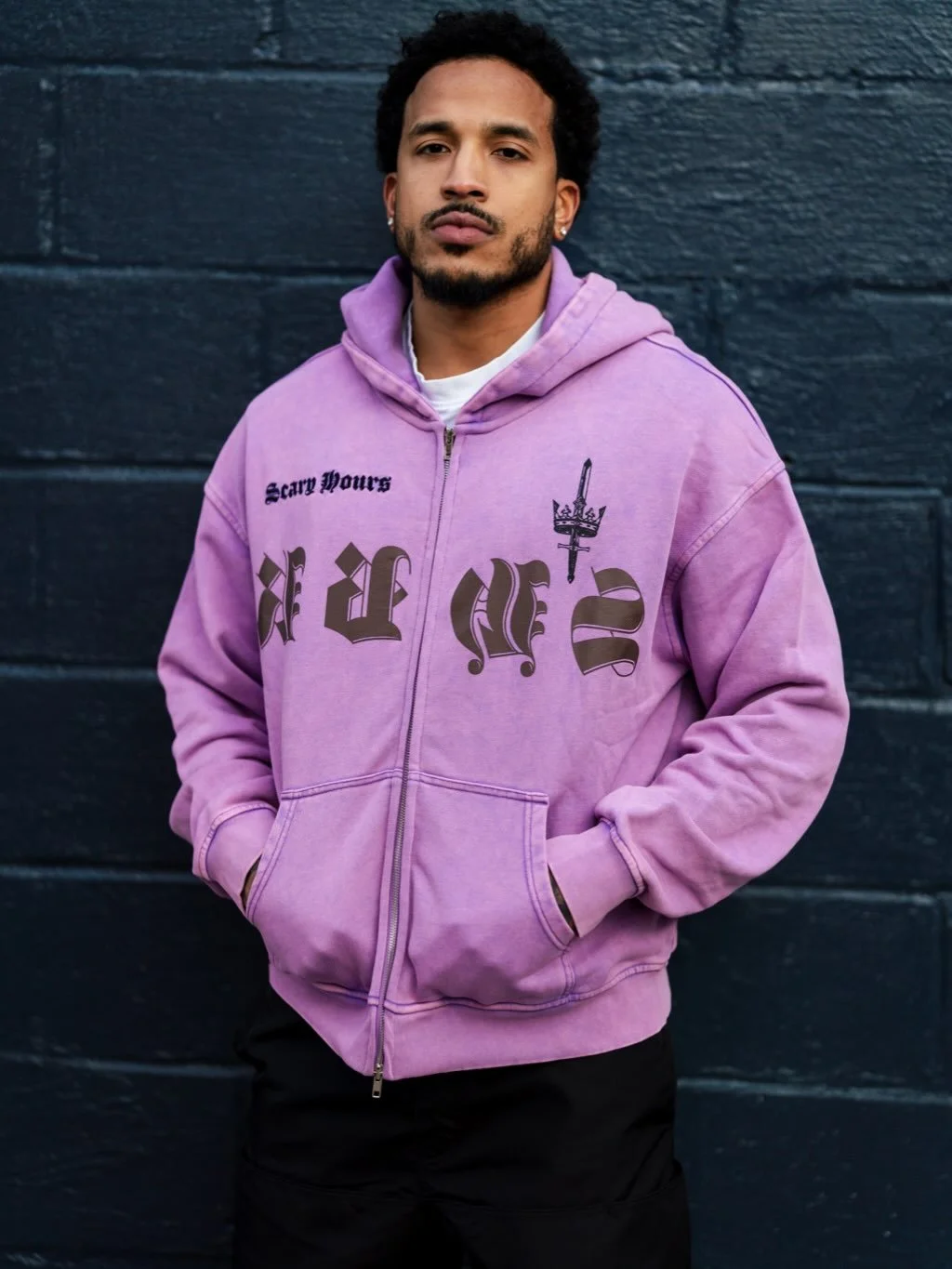 Zip Ups available now.
Heavyweight, washed &amp; distressed. 
Link in bio