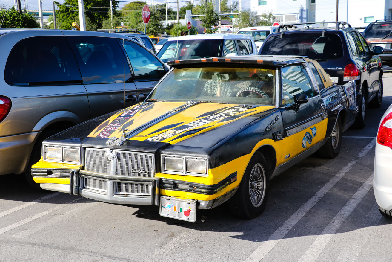   This beauty was in the Casino Miami parking lot. Obviously belongs to a jai alai fan.  