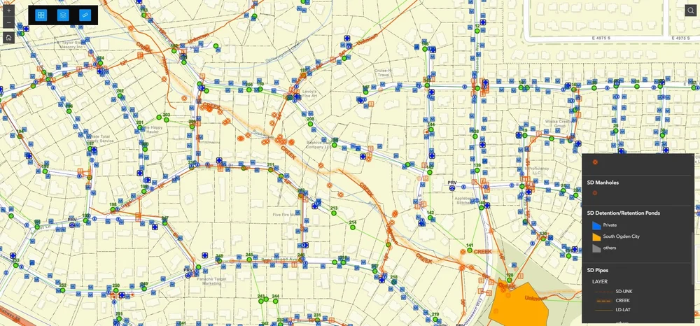 Unitywater Infrastructure Map GIS Utility Mapping for Municipal Public Works Teams — Wasatch Civil