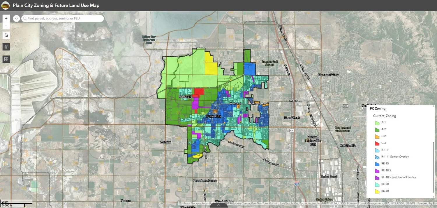 GIS Zoning & Land Use Mapping for City Planning — Wasatch Civil