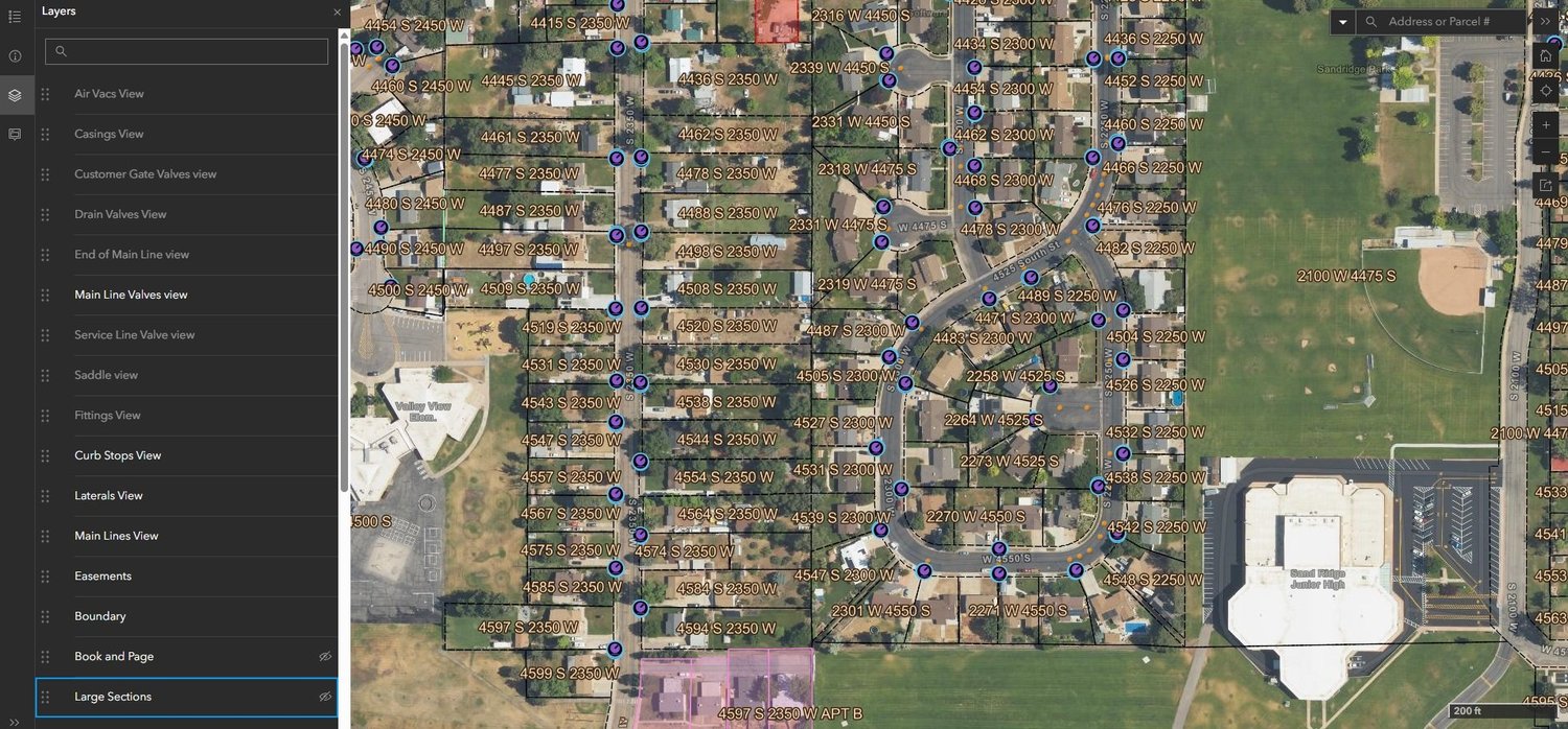 Unitywater Infrastructure Map GIS Water Infrastructure Mapping for Utah Districts — Wasatch Civil