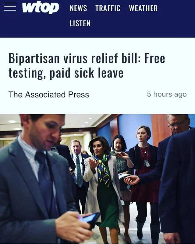 This just happen!!!!! PAID SICK/FAMILY LEAVE

It establishes a temporary coronavirus-related sick leave benefit paid by employers with fewer than 500 workers. Workers with the coronavirus would receive 100% or their wages if they have the coronavirus