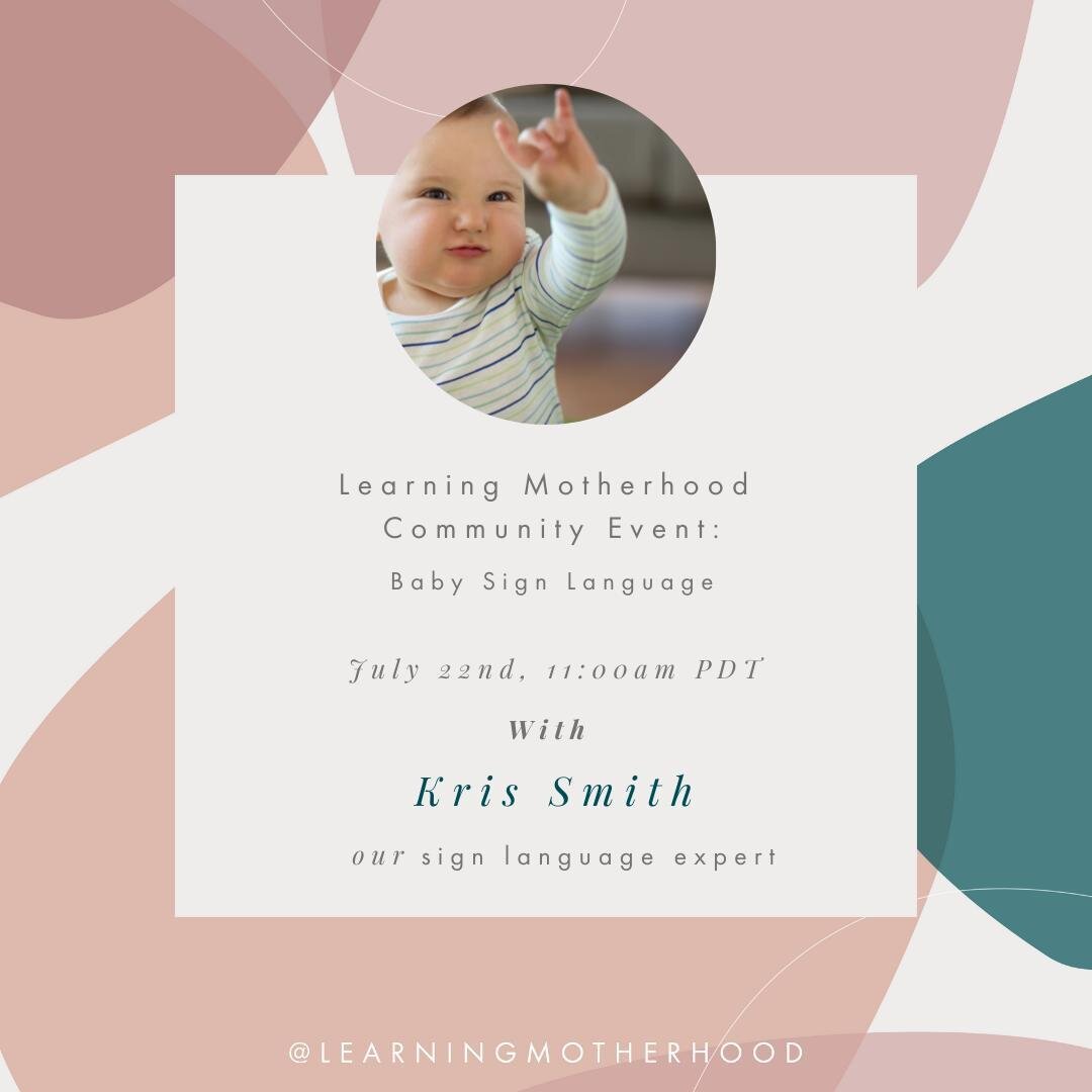 We are thrilled to add another amazing expert to our team Kris Smith founder of Tiny Hands  Learning. Kris specializes in supporting parents and caregivers in teaching sign language giving an amazing gift of new ways to communicate with children.

As