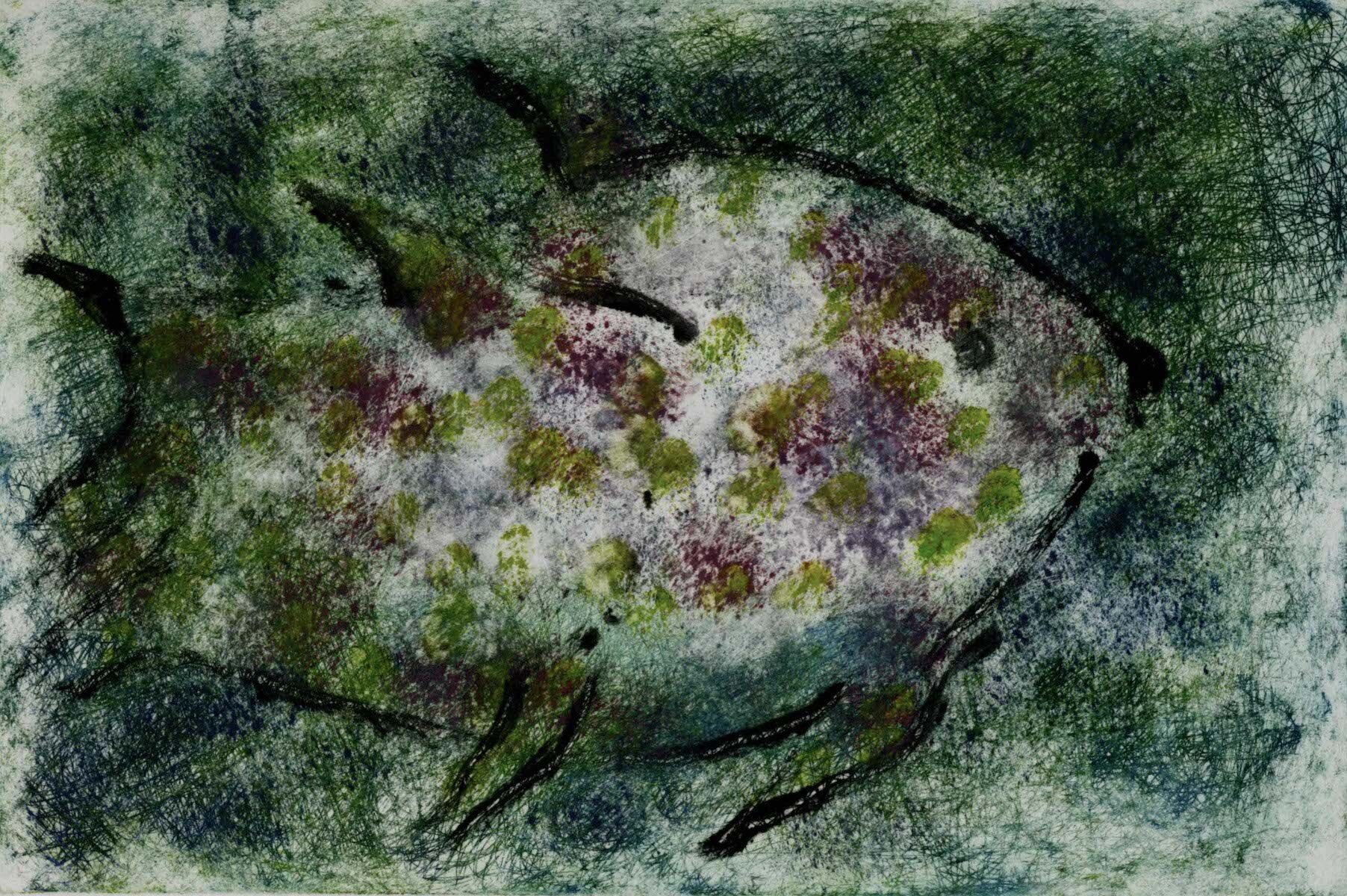Fish in Green Sea