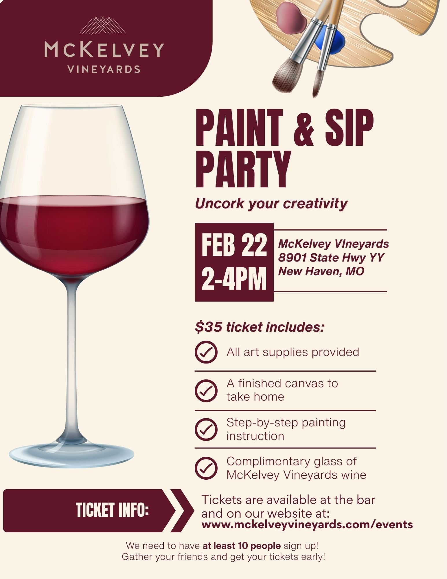 Paint &amp; Sip