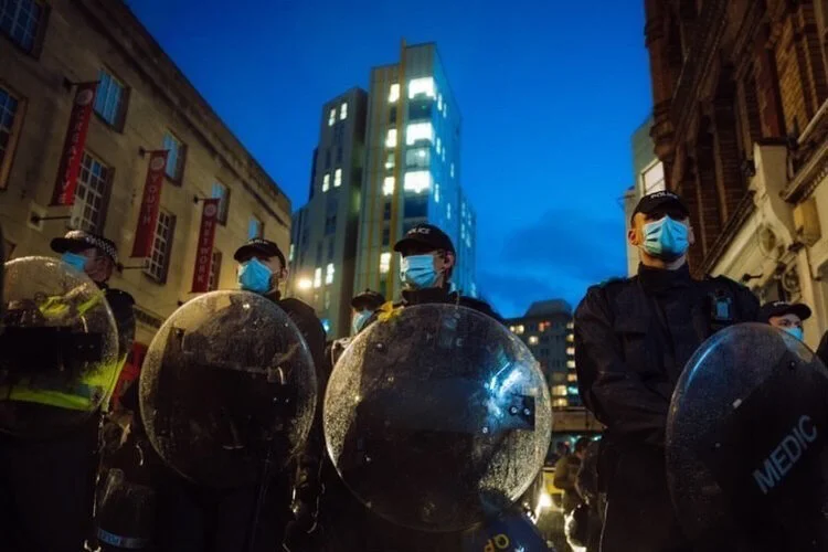 An Eye from the Protestors Side - Who Threw the First Stone at The Bristol Protests