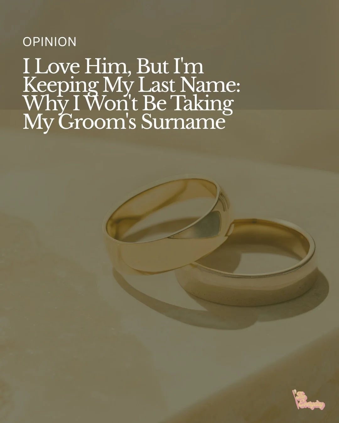 What&rsquo;s in a name? To me, a lot.

I&rsquo;ve been in the spiral of whether to change my last name when I get married to Dan for a long time now. So, I did the only reasonable thing I could. Spent hours researching it, and then wrote an in-depth 
