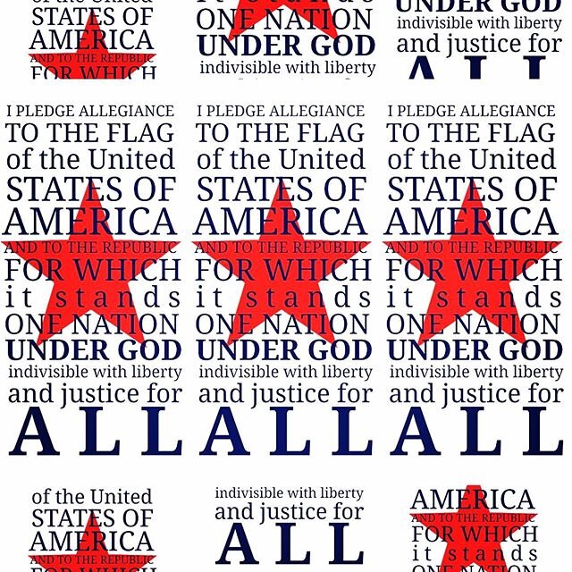 This thought came to me last week and it still with me. In school we where/ are taught to memorize and say &ldquo;The Pledge of Allegiance&rdquo; everyday. It clearly states it in &ldquo;One Nation&rdquo; Under GOD &ldquo;indivisible&rdquo; with &ldq