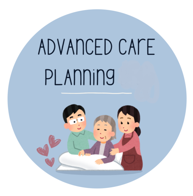 family caring for elderly